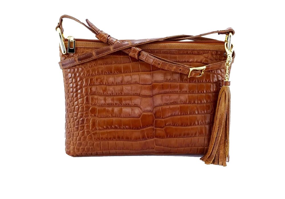 Crocodile Skin Hand Bag